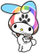 My Melody furry unity pride flag - gratis png animeret GIF