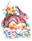 SOAVE EASTER ANIMALS  bunny chick eggs  pink - 免费PNG 动画 GIF