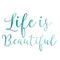 dolceluna text png quote beautiful life  blue