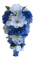 flower-blue - PNG gratuit GIF animé
