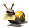snail with mail - GIF animé gratuit