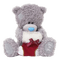 gray xmas bear - gratis png animerad GIF
