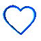 spinning blue heart - Nemokamas animacinis gif animuotas GIF
