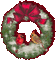 christmas wreath - Ingyenes animált GIF