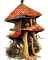 грибы - дом - ingyenes png animált GIF