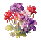 flowers autumn, summer, violet fleurs - GIF animado grátis Gif Animado