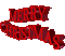 text merry christmas red noel letter   friends family gif anime animated animation tube - GIF animé gratuit GIF animé