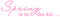 Spring is in the Air.Text.Pink - png gratuito GIF animata