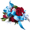 patymirabelle fleurs bouquet roses - PNG gratuit GIF animé