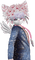 Cherry blossom Sakura catboy prince - bezmaksas png animēts GIF