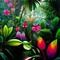Тропический фон арт - gratis png animeret GIF