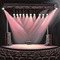 Black and Pastel Pink Rock Stage - png gratuito GIF animata