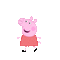 Skipping Peppa Pig - GIF animado grátis Gif Animado