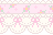 down pink lace frame divider cute pixel art - GIF animado gratis GIF animado