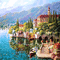 fondo paisaje mediteraneo gif dubravka4 - Bezmaksas animēts GIF animēts GIF