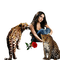 Femme et animaux - 免费PNG 动画 GIF