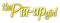 soave text pin up girl yellow - ücretsiz png animasyonlu GIF