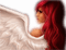 Kaz_Creations Women Woman Femme RedHead Red Head  Angel - ücretsiz png animasyonlu GIF