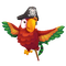 pirate parrot bp - zadarmo png animovaný GIF