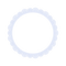 kikkapink deco scrap blue lace frame circle - PNG gratuit GIF animé