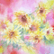 soave background animated texture painting flowers - Free animated GIF Animated GIF
