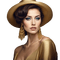 Femme en doré - Besplatni animirani GIF