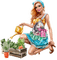 summer woman by nataliplus - bezmaksas png animēts GIF