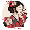 geisha - GIF animate gratis