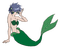 Buttercup PPGz Anime Mermaid - gratis png animeret GIF