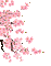 soave deco spring tree  flowers animated pink - GIF animé gratuit GIF animé