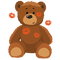 Kaz_Creations Cute Valentines Bear Heart Love - Free PNG Animated GIF