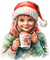 loly33 enfant hiver chocolat - png gratis GIF animado