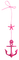 Hanging.Anchor.Pink - By KittyKatLuv65 - PNG gratuit GIF animé