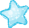 blue pixel star - GIF animasi gratis GIF animasi