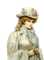 Vintage woman, winter - Besplatni animirani GIF