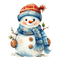 Снеговик - png gratis GIF animado