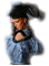 woman-blue-hat-minou52 - bezmaksas png animēts GIF