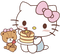 Hello kitty crêpe ours bear pancake - gratis png geanimeerde GIF