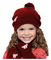 Kaz_Creations Winter Baby Enfant Child Girl Colours - gratis png animeret GIF