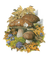 Herbst, Pilze, Fall - ingyenes png animált GIF