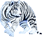 tigre blanc - Zdarma animovaný GIF animovaný GIF
