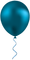 Kaz_Creations Blue Balloon - bezmaksas png animēts GIF