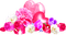 Hearts.Roses.Flowers.Text.Pink.Red.Purple - darmowe png animowany gif