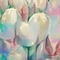 White Tulips Background - png gratis GIF animado
