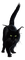 soave deco cat halloween gothic animals black - PNG gratuit GIF animé