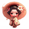 japanese oriental doll laurachan - PNG gratuit GIF animé
