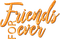 Friends Forever.Text.Orange - kostenlos png Animiertes GIF