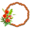 Poppies Circle frame - gratis png geanimeerde GIF