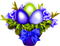 Basket.Eggs.Flowers.Blue.Green - bezmaksas png animēts GIF