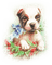 soave animals dog christmas winter blue red - Free PNG Animated GIF
